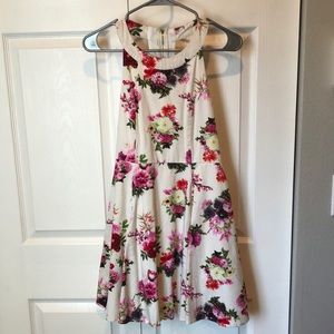 She + Sky High Neck Floral Dress